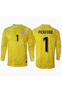 England Jordan Pickford #1 Keeper Fotballdrakt Borte Klær EM 2024 Lange ermer
